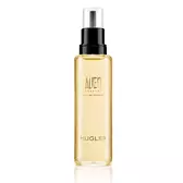 Alien Goddess perfume refill bottle with black pump on a white background
