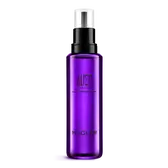 Mugler Alien Extraintense Eau de Parfum refill bottle in tall purple spray format on white background