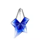 Mugler Angel Stellar Eau de Parfum in electric blue star-shaped bottle on white background